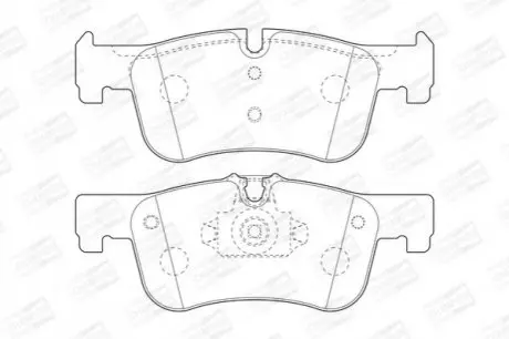 Тормозные колодки передние BMW 1-Series, 2-Series CHAMPION 573437CH