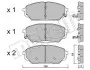 Комплект тормозных колодок (дисковых).) METELLI 22-0999-0