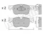 Комплект тормозных колодок (дисковых).) METELLI 22-0984-0