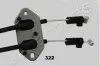 MAZDA Трос ручн.тормоза задн.6 02- JAPANPARTS BC-322 (фото 2)