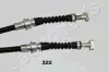 MAZDA Трос ручн.тормоза задн.6 02- JAPANPARTS BC-322 (фото 3)