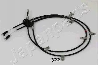 MAZDA Трос ручн.тормоза задн.6 02- JAPANPARTS BC-322