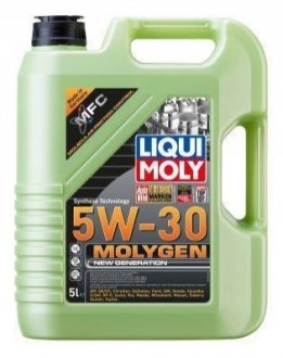 Моторное масло MOLYGEN NEW Gen. 5W-30 (API SN, ILSAC GF-5) 5Л LIQUI MOLY 9952 (фото 1)