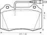 PEUGEOT Тормозные колодки дисковые 406 1,9-3,0 95- Jurid 571999J (фото 1)
