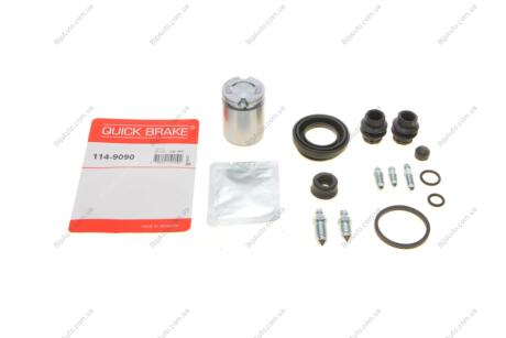 Ремкомплект супорта (заднього) VW Caddy 03- (d=38mm) (Lucas) (+поршень) QUICK BRAKE 114-9090 (фото 1)