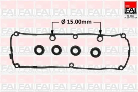 VW К-т прокладок клапанной крышки AUDI, SKODA, 1,6-2,0TDI 03- FAI RC1663SK