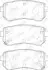 Гальмівні колодки задні HYUNDAI KONA, SONATA / KIA OPTIMA, PICANTO, SOUL JURID 573830J