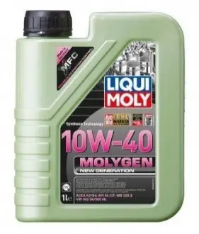 Моторна олива MOLYGEN NEW Gen. 10W-40 (API SL/CF, ACEA A3/B4) 1Л LIQUI MOLY 9955