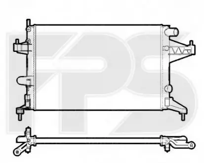 Радиатор охлаждения MAGNETI MAGNETI MARELLI FP 52 A1079-X