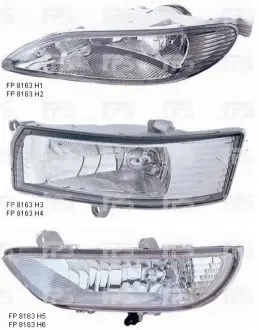 Фара противотуманная DEPO FP 8163 H3-E
