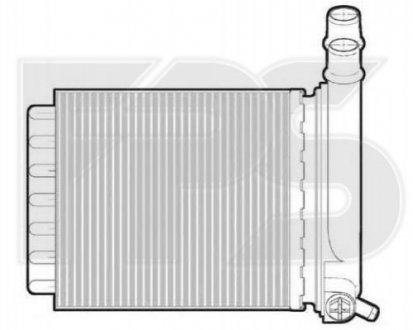 Радиатор печки MAGNETI MAGNETI MARELLI FP 26 N53-X (фото 1)