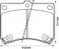 Тормозные колодки передние MAZDA 323, MX-3 JURID 572146J