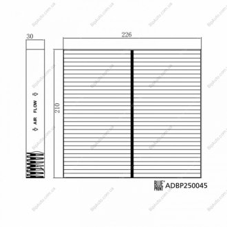 Автозапчастина BLUE PRINT ADBP250045 (фото 1)