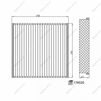 Салонний фільтр FEBI FEBI BILSTEIN 176020 (фото 1)