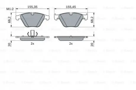 Автозапчастина BOSCH 0 986 424 608