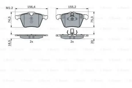 Автозапчастина BOSCH 0 986 424 125