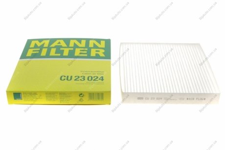 Фільтр салону Hyundai Santa Fe IV/Tucson III/Kia Sorento IV/V 18- -FILTER CU 23 024 MANN CU23024 (фото 1)