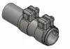 З\'єднувач труб (60,5x95mm) VOLVO C30, C70 II, S40 II, S60 II, S80 II, V40, V50, V60 I, V70 III, V70 III/KOMBI, XC40, XC60 I, XC70 II, XC90 I, XC90 II  AUDI A1, A3, A4 B5, A5 1.2-6.0 05.89- WALKER 82166