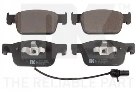 Колодки гальмівні дискові, к-кт NK 2247147