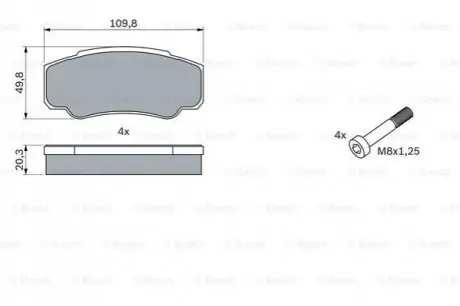 Автозапчастина BOSCH 0 986 424 876