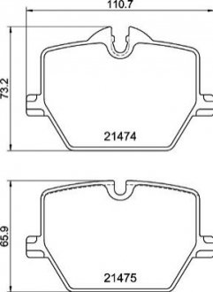 Гальмівні колодки дискові P06 116 BREMBO P 06 116 (фото 1)