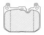 Комплект гальмівних колодок передн, MINI (F55), (F56), (F57), CLUBMAN (F54), COUNTRYMAN (F60) 1.2-2.0D 09.13- FERODO FDB5112 (фото 1)