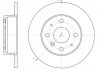 Тормозной диск (передний) DAIHATSU CHARADE /GEELY СK 1.0-1.5 89- WOKING D6363.00