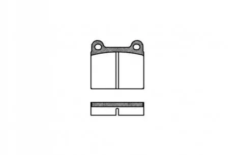 Тормозные колодки W123/W126/W107 (58-05) WOKING P1063.00