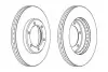 JURID TOYOTA Диск тормозной задн.  (285mm) Hiace 89- 562838JC JURID 562838JC