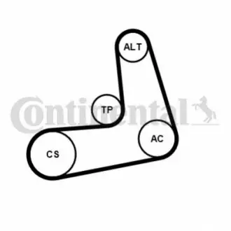 Комплект ГРМ CONTINENTAL Contitech 6PK1005K2
