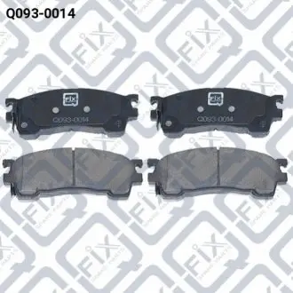 Колодки тормозные передние Q-FIX Q0930014