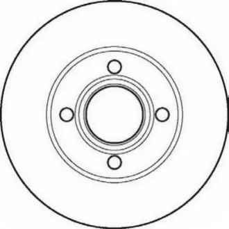 AUDI Диск тормозной передний 80 1.8-2.3E 91-92 Jurid 561691JC
