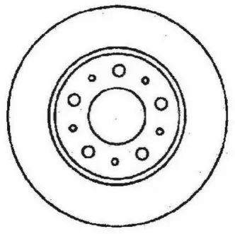VOLVO Диск тормозной передний 740-760,940-960 Jurid 561492JC