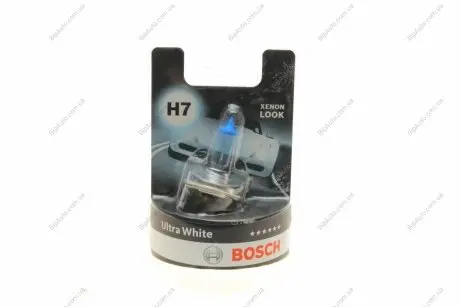Лампочка H7 Ultra White (упаковка-блістер, 1 шт, 12В, 55Вт) 1 987 301 153 BOSCH 1987301153