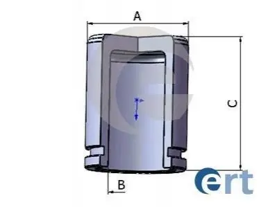 NISSAN Поршень суппорта PRIMERA (P10) 2.0 D 91-96 -SEINSA ERT 151560-C