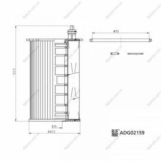 Масляний фільтр BLUE PRINT ADG02159