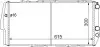 Радиатор охлаждения AUDI 100 C3 (1982) 100 2.3 STARLINE AI2020