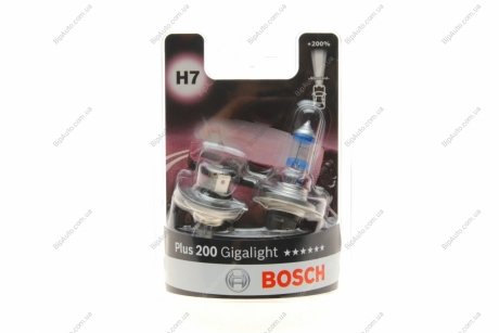 Лампа розжар. Plus 200 Gigalight H7 / *1 1 987 301 436 BOSCH 1987301436