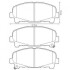 Гальмівні колодки передні Honda Accord VIII, IX / Acura TLX Jurid 572635J (фото 1)