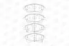 Тормозные колодки передние Toyota Auris, Avensis, Verso CHAMPION 572600CH (фото 1)