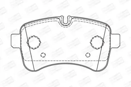 Тормозные колодки CHAMPION 573740CH