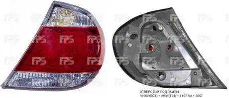 Фонарь задний DEPO FP 8163 F4-E (фото 1)