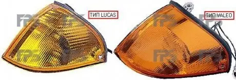 Фонарь передний с лампой DEPO FP 6812 K4-E