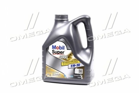 Моторна олива SUPER 3000 XE / 5W30 / 4л. / MOBIL 153326 (фото 1)