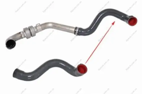 RENAULT патрубок турбіни Megane 1.5 dCi 04- Kautek RE-TH046