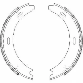 Колодки тормозные бараб. задн. (Remsa) Mercedes-benz A-class (w169) 1.5 04-12,Mercedes-benz A-class (w169) 1.7 04-12 WOKING Z4093.01