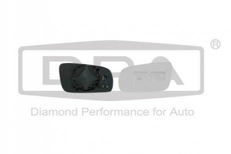 Элемент зеркальный левый с обогревом Skoda Superb I (3U4) (01-08)/VW Passat (96-00,00-05)/Seat Ibiza II (6K1) (93-02) DPA 88570369002 (фото 1)