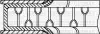 Комплект поршневих кілець (84,00/STD) (1,5/2,0/4,0) CITROEN C25 1.8 PEUGEOT 504/505/J5/J7 1,8, FIAT Ducato 1.8 81- Yenmak 91-09881-000 (фото 3)