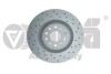 Диск тормозной передний перфорированный (Geomet) Skoda Superb (08-13)/VW Golf (06-13),Passat (06-11) VIKA 66151717001 (фото 1)