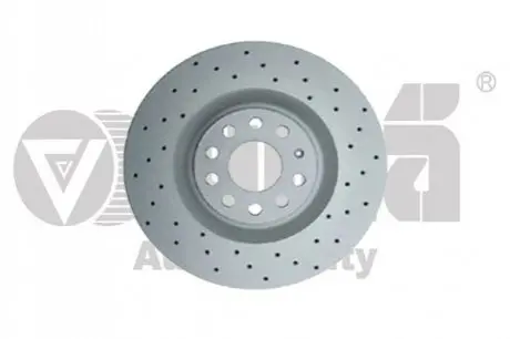 Диск тормозной передний перфорированный (Geomet) Skoda Superb (08-13)/VW Golf (06-13),Passat (06-11) VIKA 66151717001